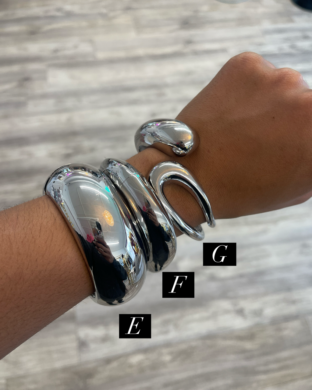 Silver Bangles  image 1