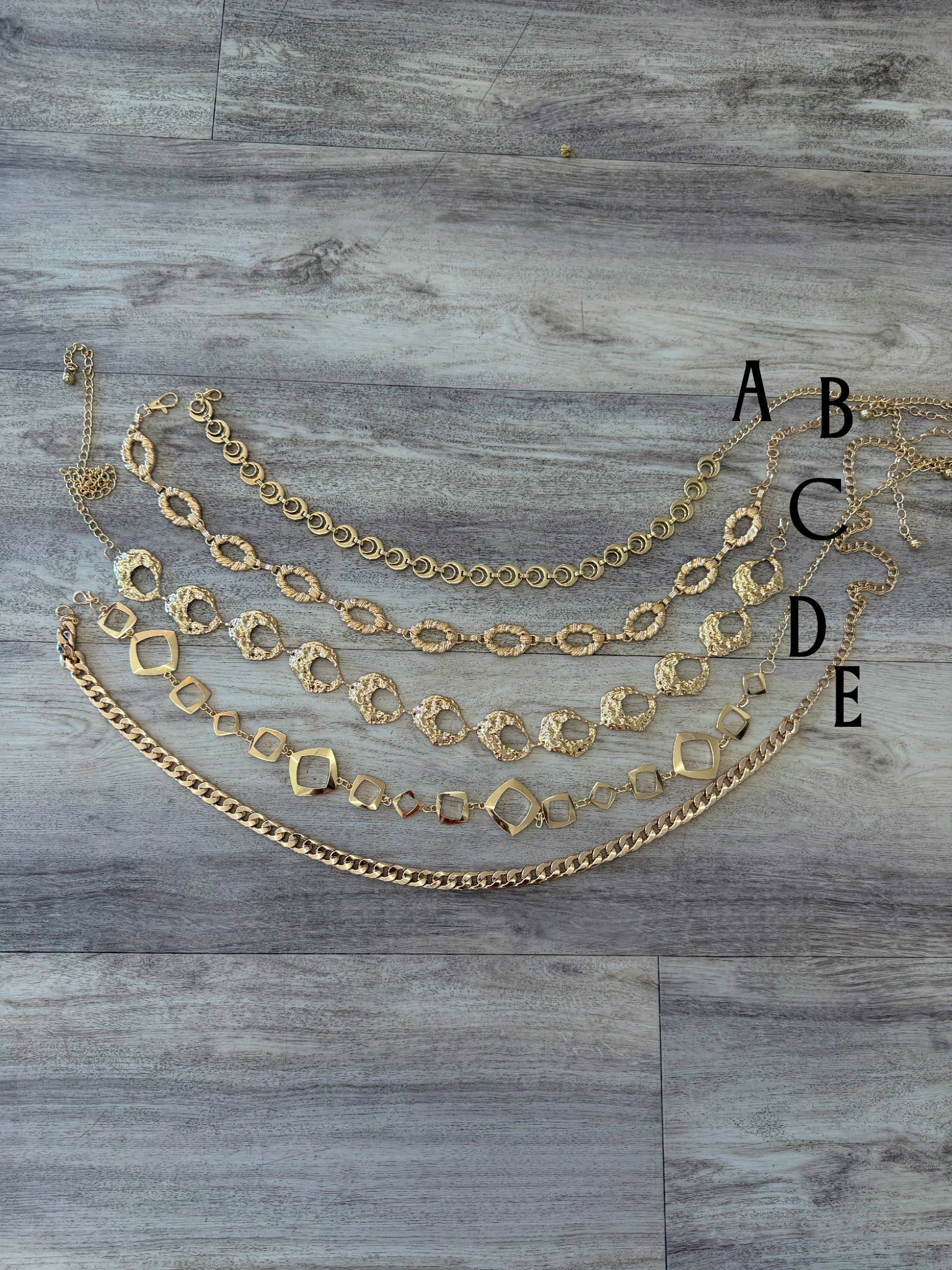 Gold Chain Belts image 0