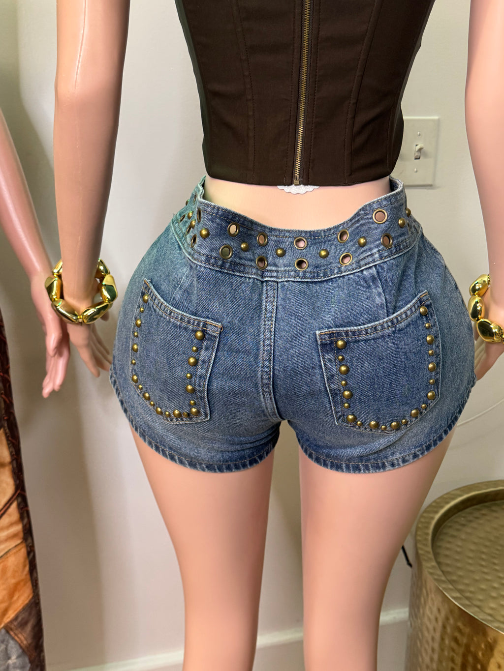 Zoey Studded Shorts image 2
