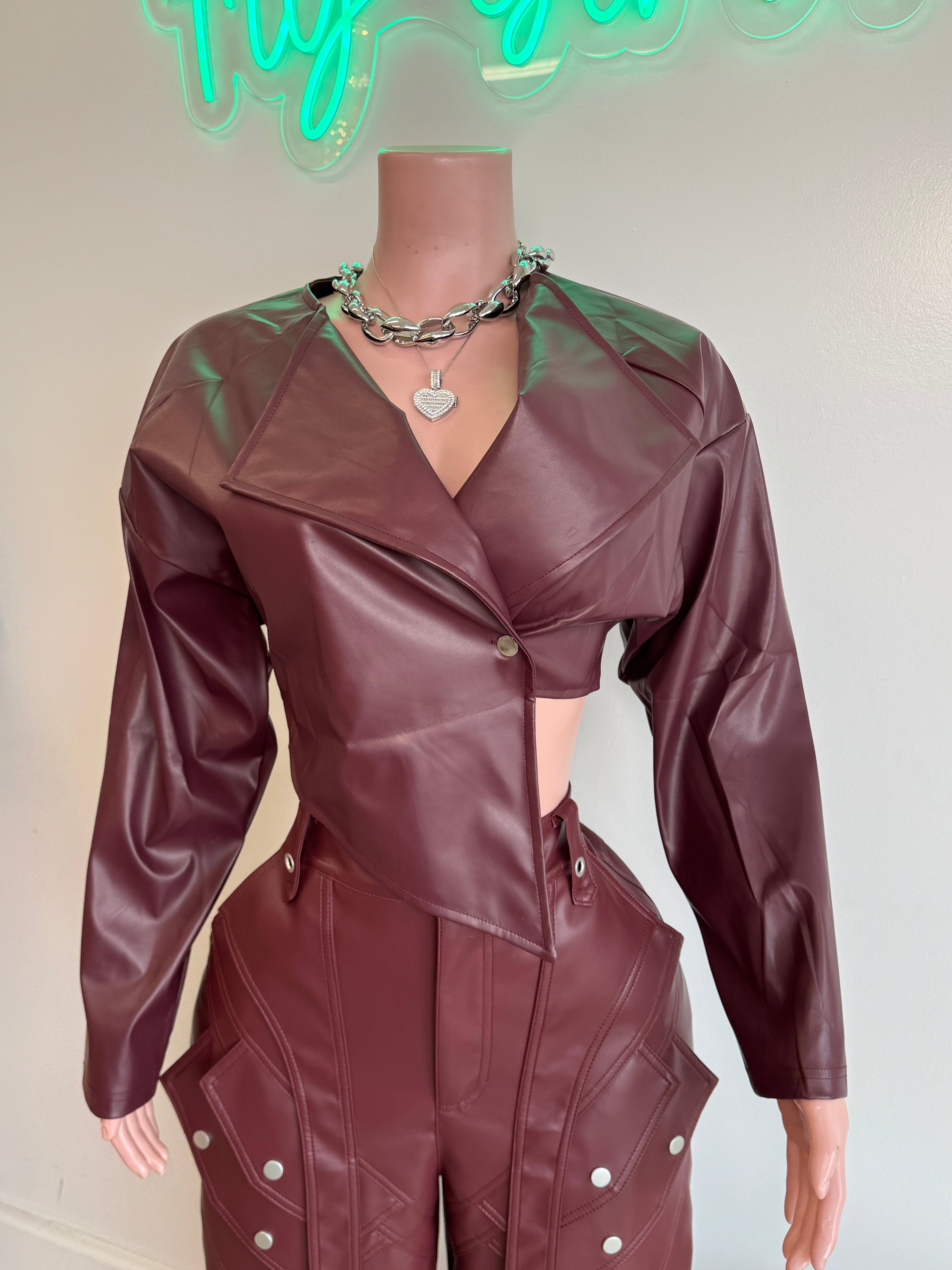 Margo Leather Top  image 3