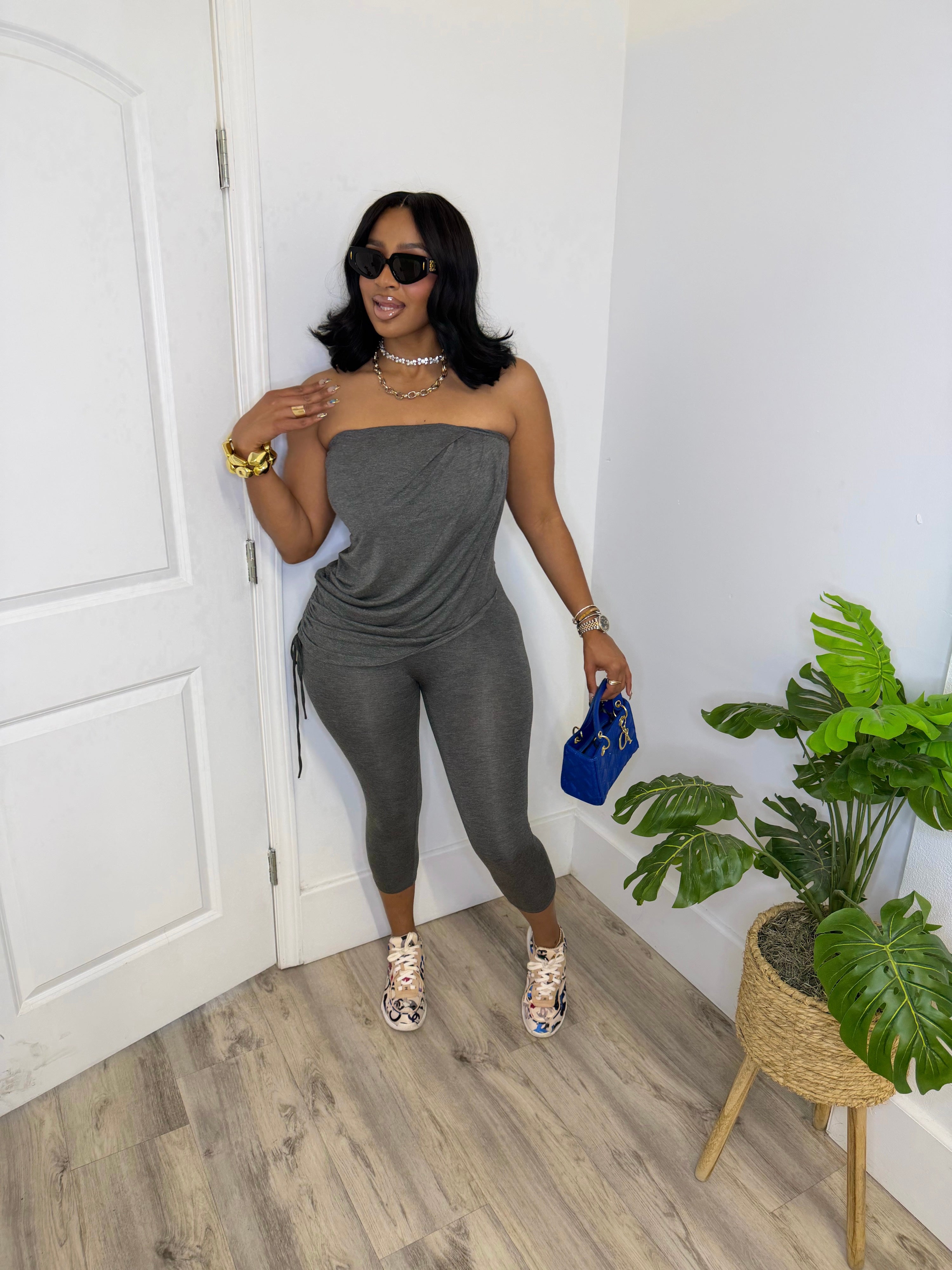 Allure Romper (Grey)  image 1