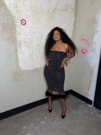 Black Ice Midi Dress  image 1