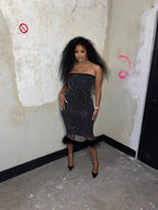 Black Ice Midi Dress  image 0