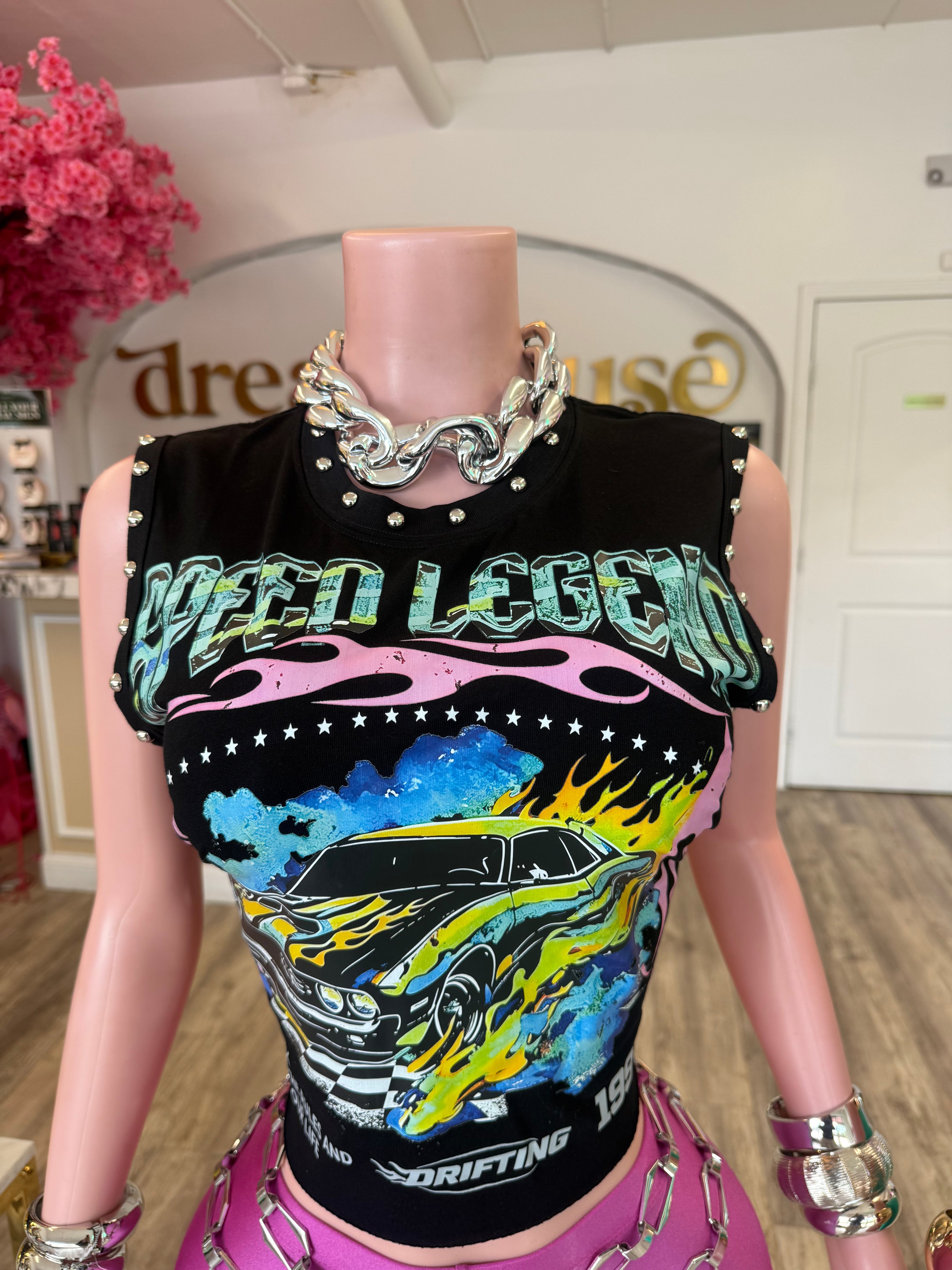Legend Studded Muscle Tee image 0