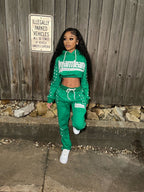 Members Only Cropped Sweatsuit image 1