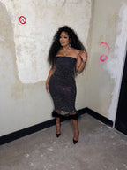 Black Ice Midi Dress  image 2