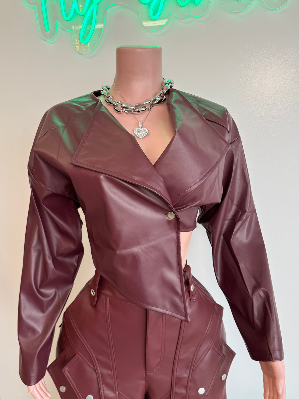 Margo Leather Top  image 2