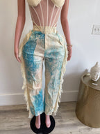 Oceanside Fringe Pants image 0