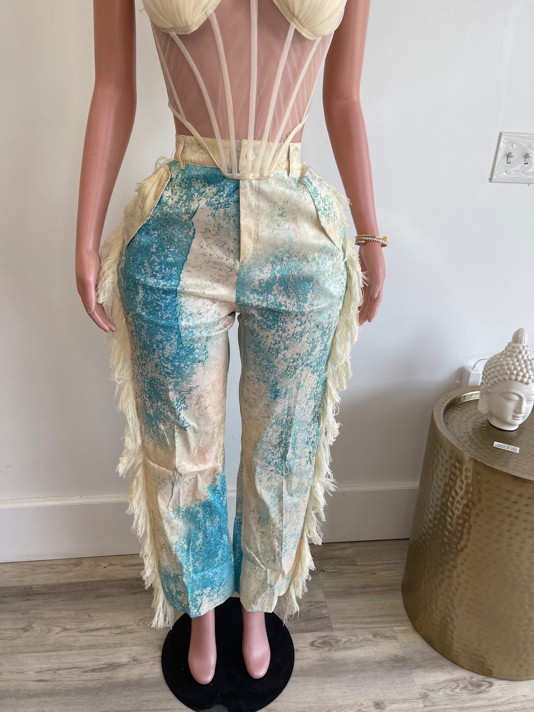 Oceanside Fringe Pants image 0