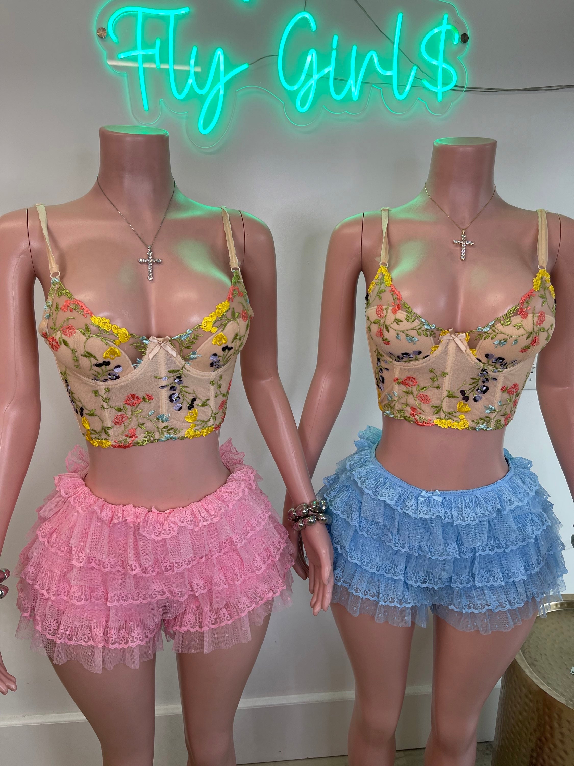 Pastel Ruffled Shorts  image 0
