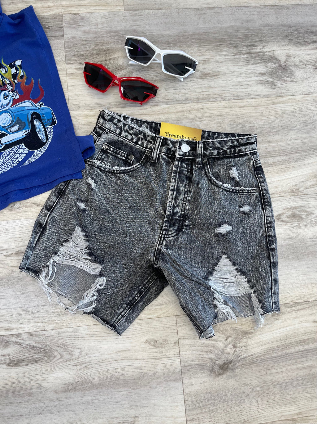 Mia Distressed Shorts  image 0
